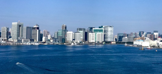 Tokio city, Teilansicht von Hafenseite  Bild:Ekkehard Boldt