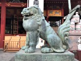 Statue Mischwesen Löwe Hund Eingang Asakusa Shrine Quelle: Ekkehard Boldt